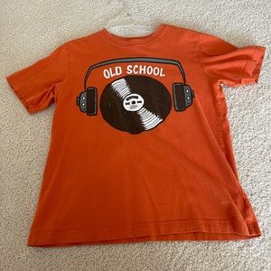 Orange “Old School” T shirt
